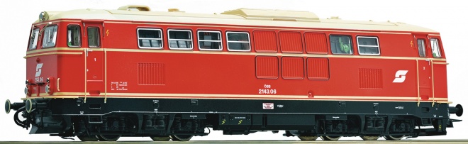 Diesel locomotive class 2143 in blood orange livery<br /><a href='images/pictures/Roco/179545.jpg' target='_blank'>Full size image</a>
